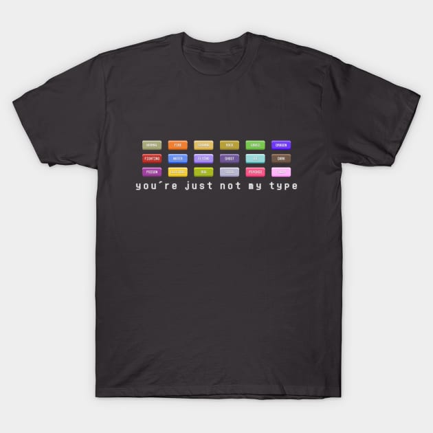 You're Not My Type T-Shirt by nochi